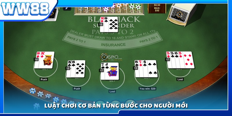 Các bước cơ bản để bắt đầu chơi Blackjack