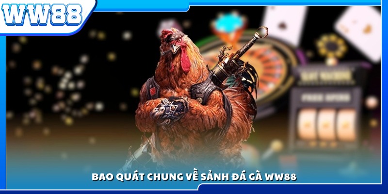 Tìm hiểu tổng quan về sảnh đá gà WW88
