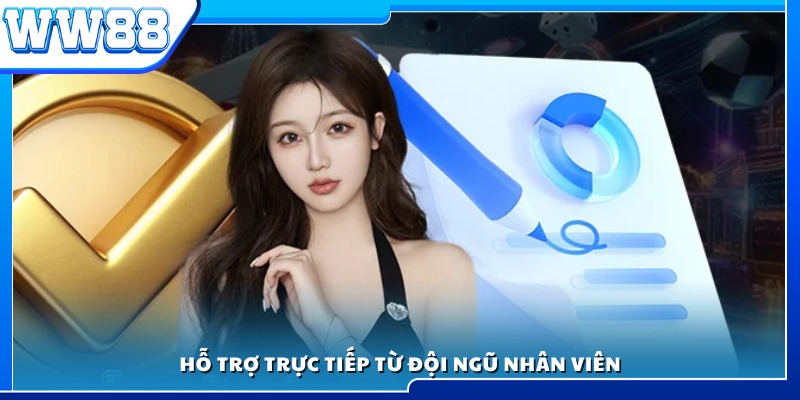 Nhân viên hỗ trợ online sẵn sàng giải đáp thắc mắc