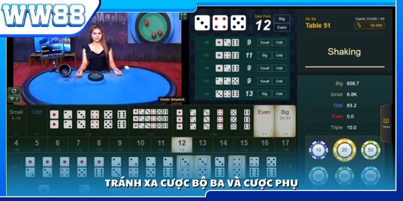 Hạn chế đặt cược bộ ba và kèo phụ