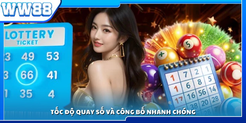 Kết quả quay thưởng được cập nhật tức thì, minh bạch